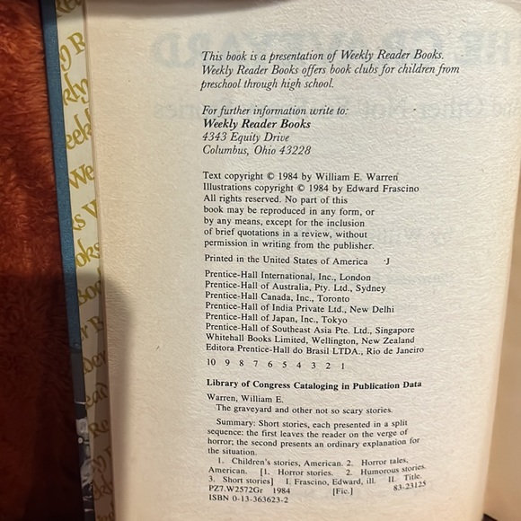 The graveyard and other not-so-scary stories ( copyright 1984 ) - Picture 4 of 7